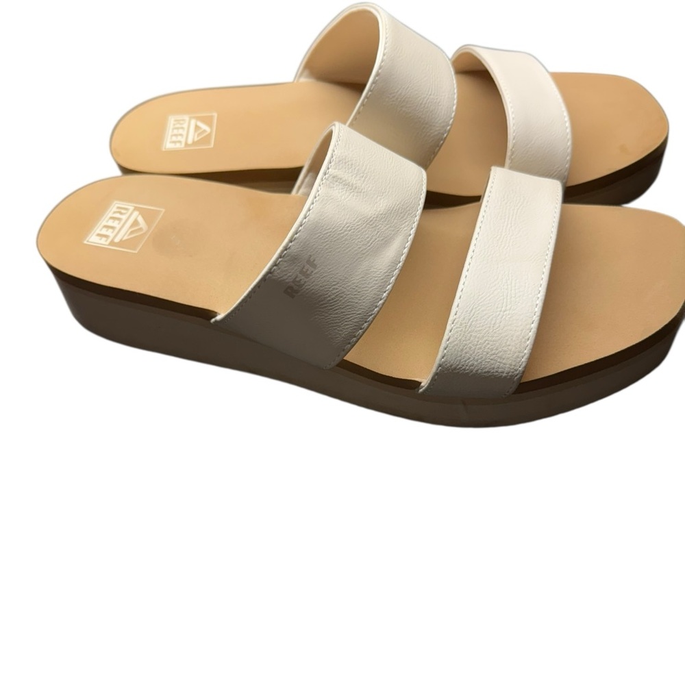 Reef Women's Cream Slide Sandals